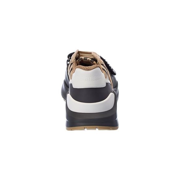 Burberry Vintage Check Canvas & Suede Sneaker - Picture 3 of 5